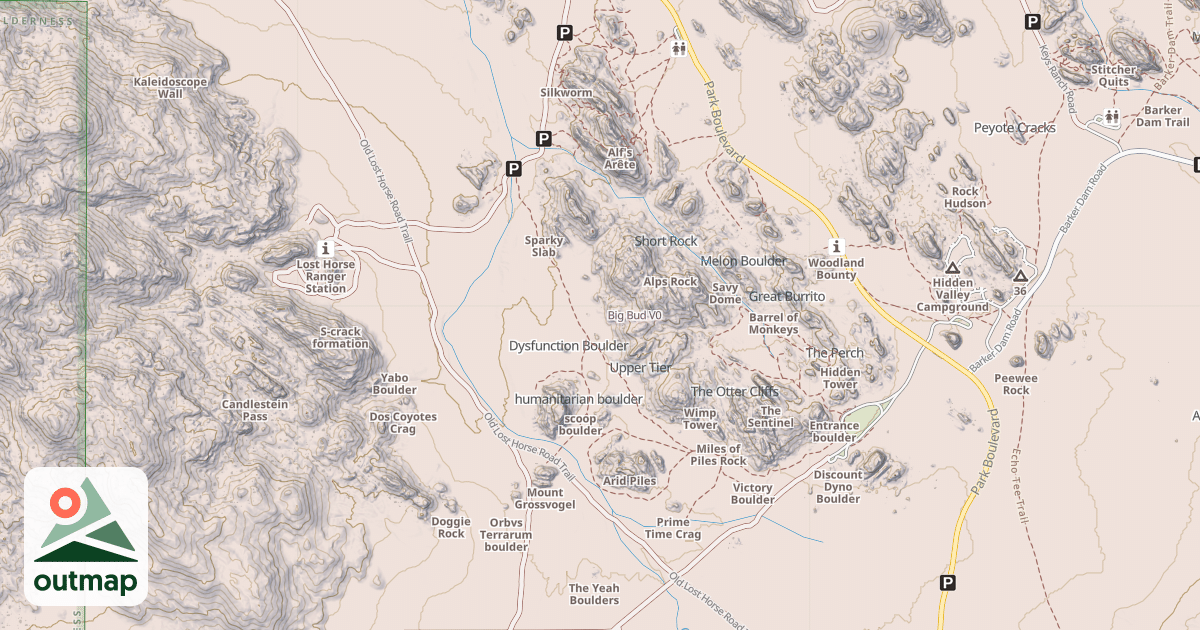 Map of Big Bud