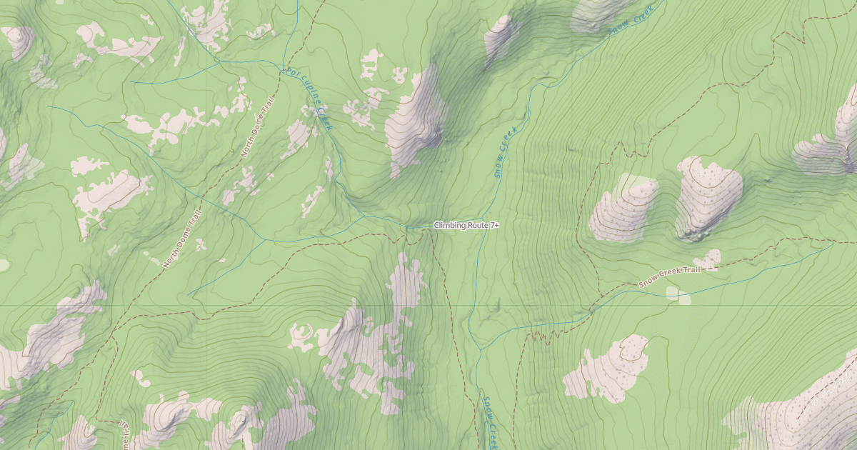 Map preview of Climbing Route
