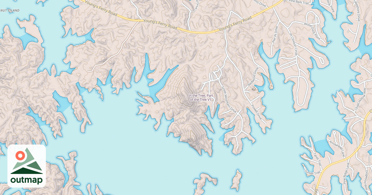 Map of In the Tree, Part of the Tree