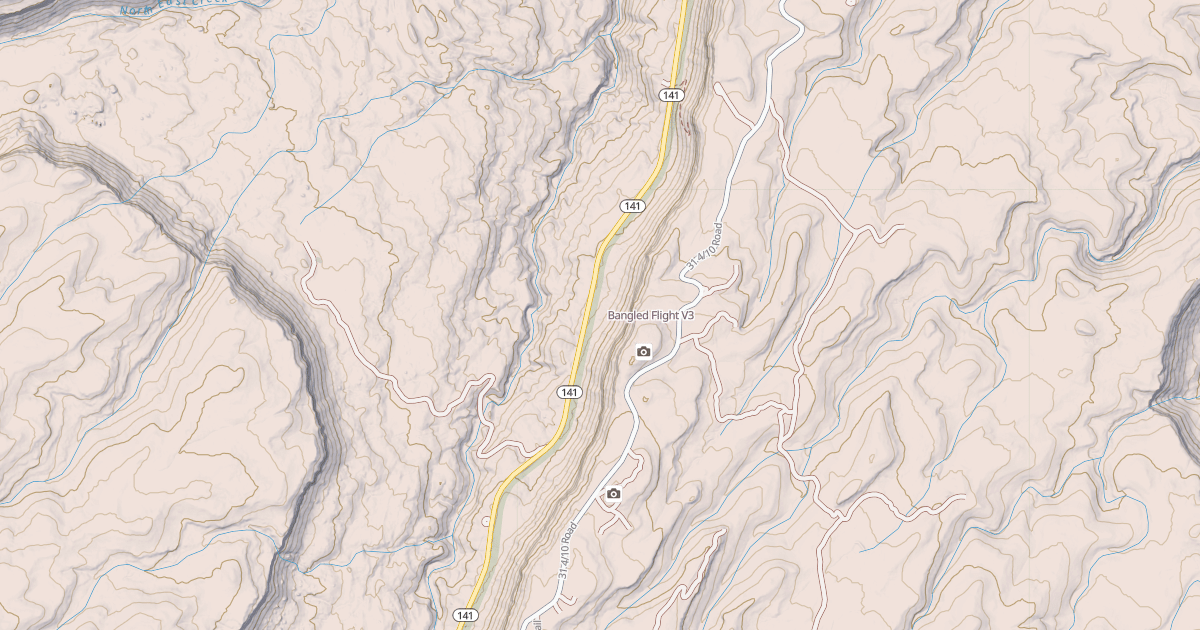 Map preview of Bangled Flight