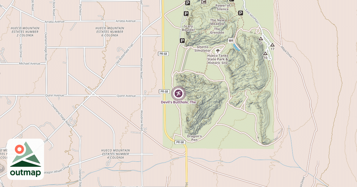 Map of Devil's Butthole, The