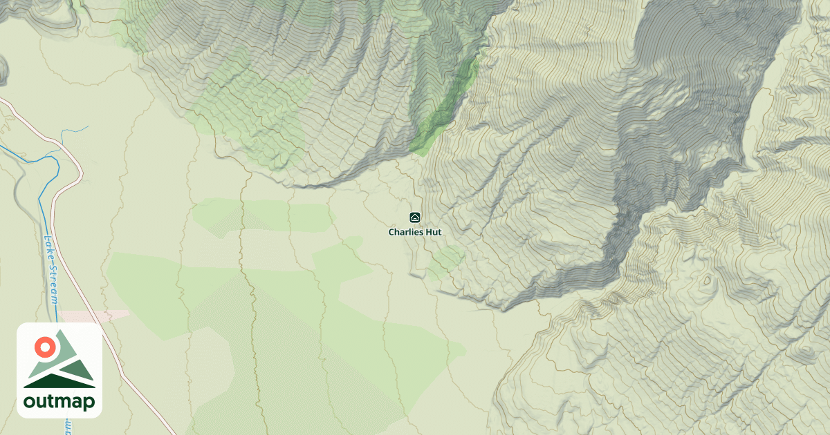 Map of Charlies Hut