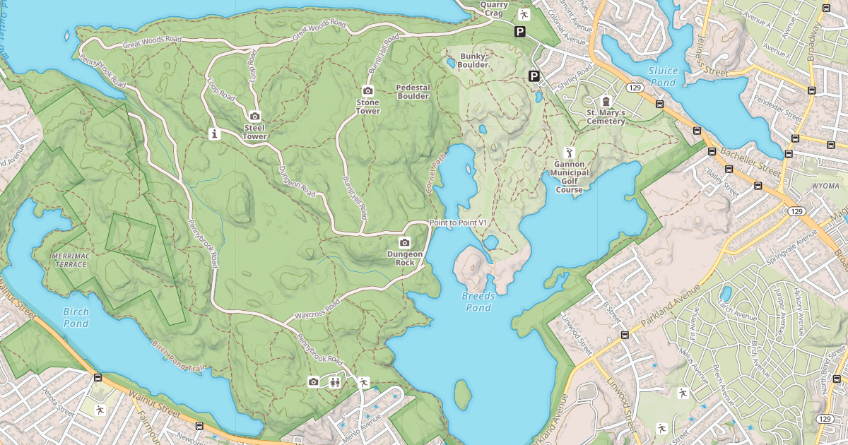 Map preview of Point to Point