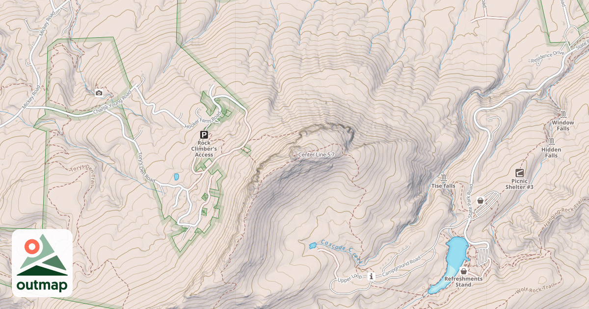Map of Center Line