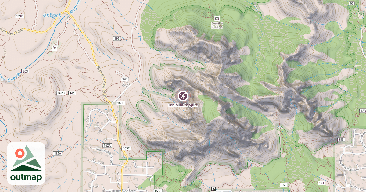 Map of Ten Minute Spire
