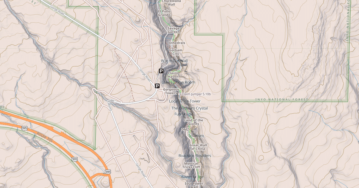 Map preview of Claim Jumper