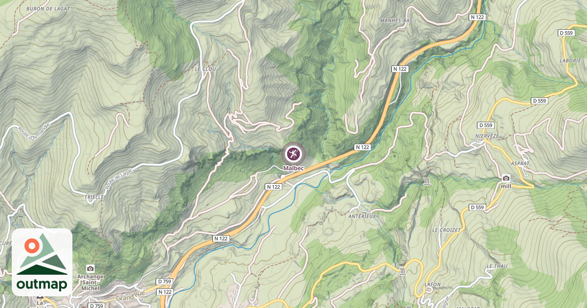 Map of Malbec