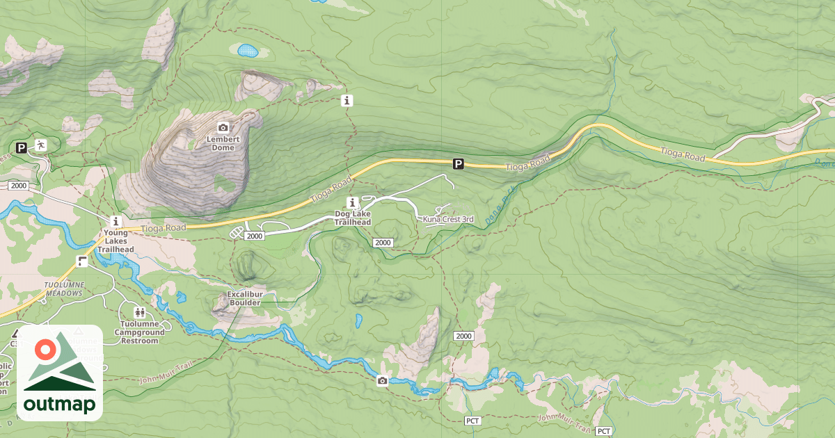 Map of Kuna Crest