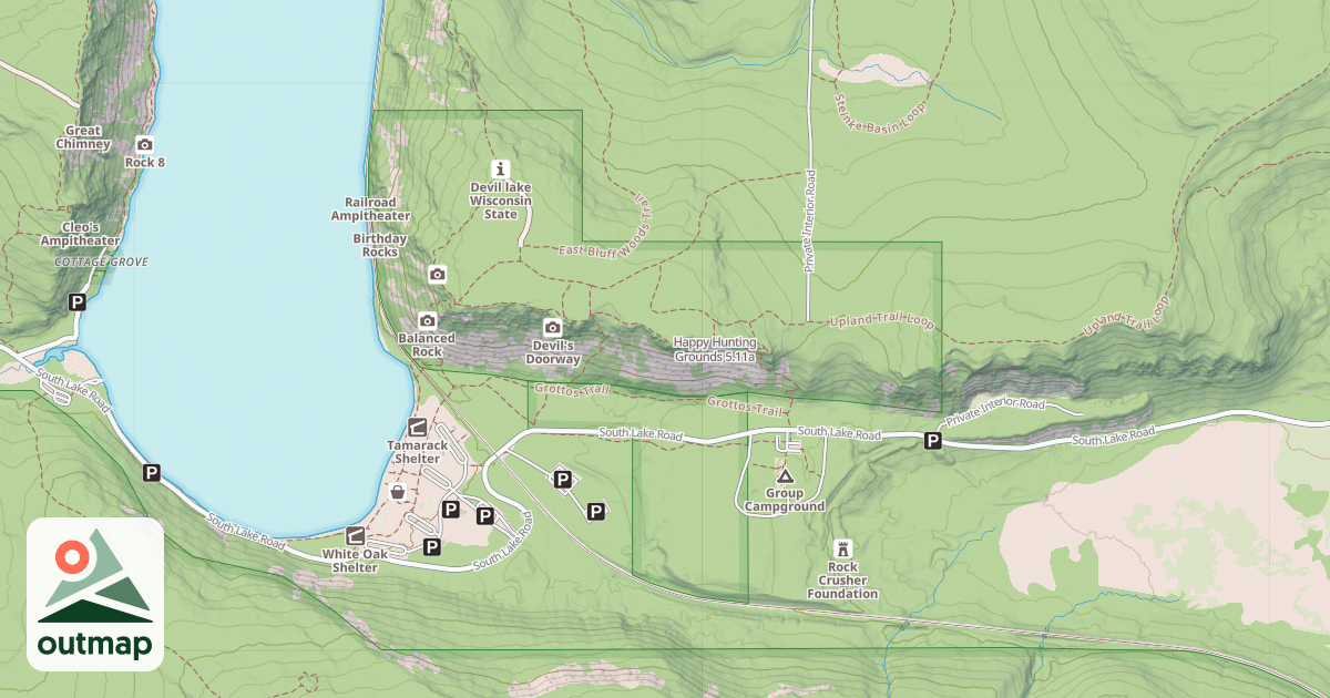 Map of Happy Hunting Grounds