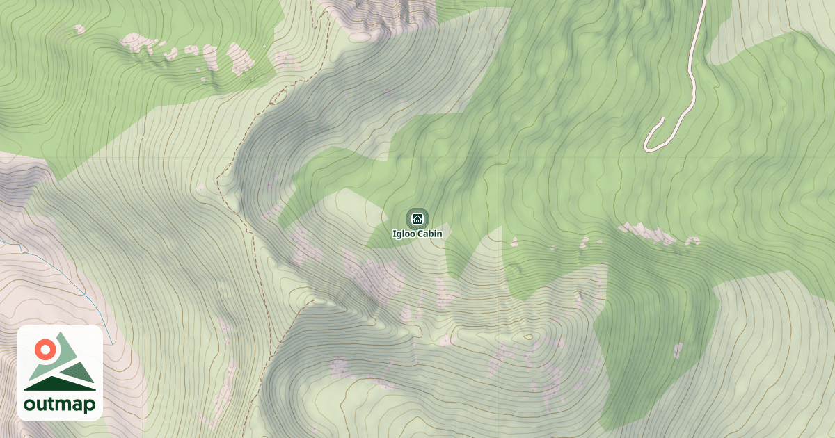 Map of Igloo Cabin