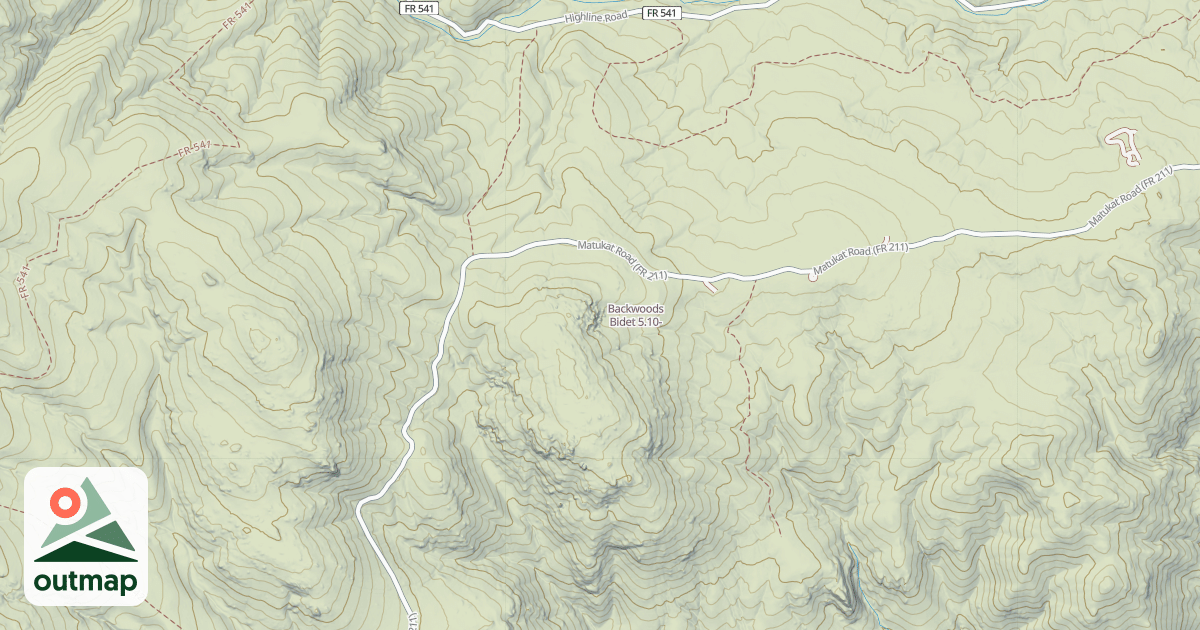 Map of Backwoods Bidet
