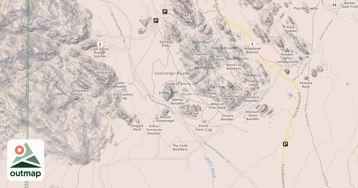 Map of Brindle