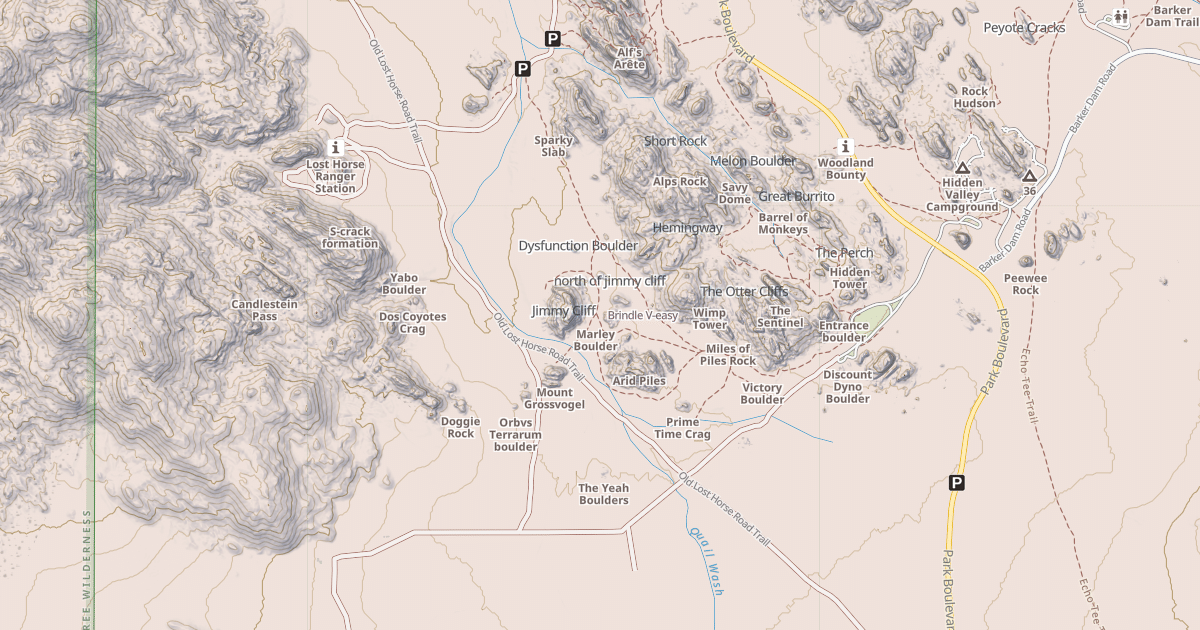 Map preview of Brindle