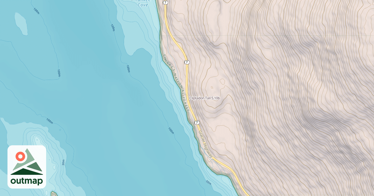 Map of Cliptadon Tail