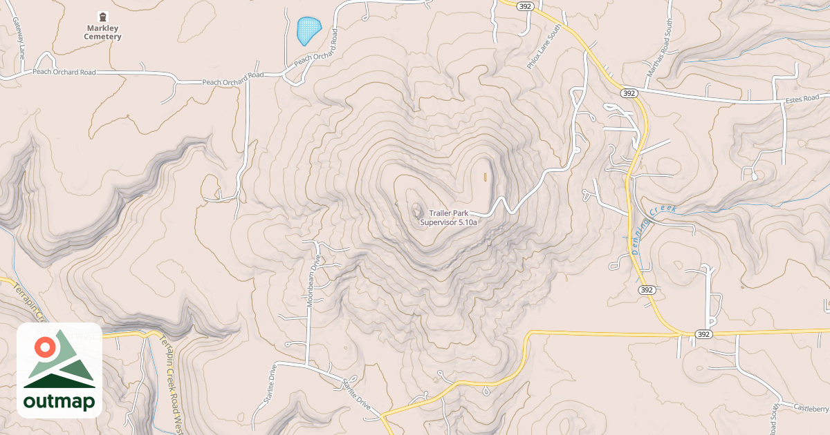 Map of Trailer Park Supervisor