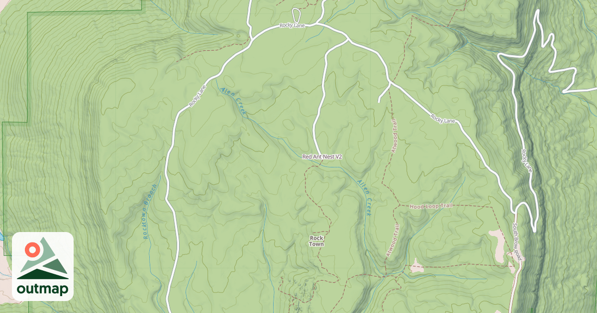 Map of Red Ant Nest