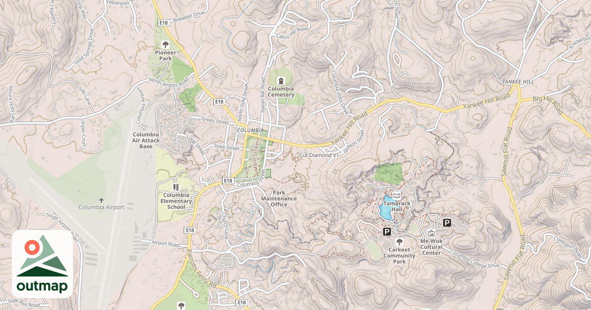 Map of Cut Diamond