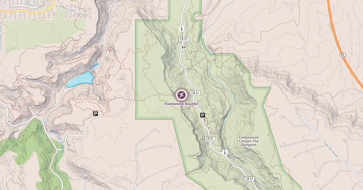 Map preview of Standalone Boulder