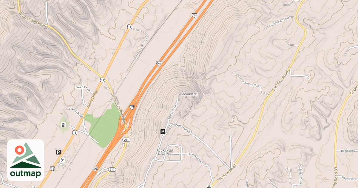 Map of Mounds