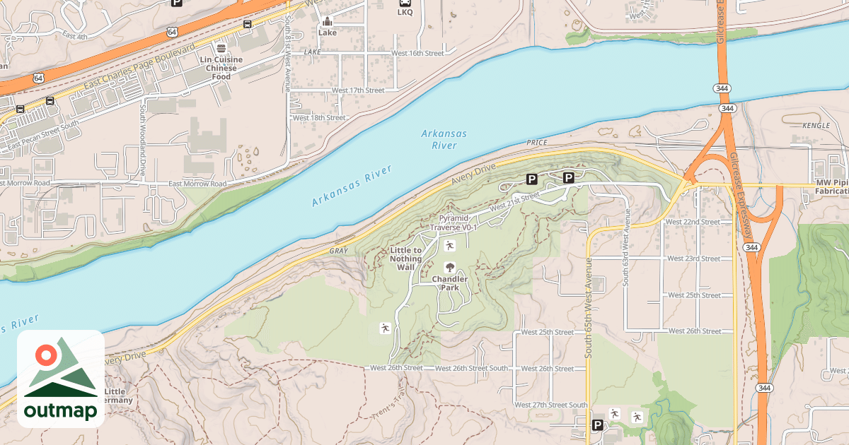 Map of Pyramid Traverse