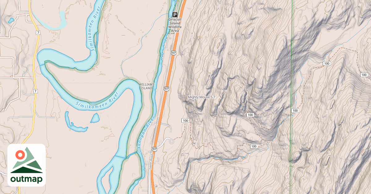 Map of Mighty Mouse