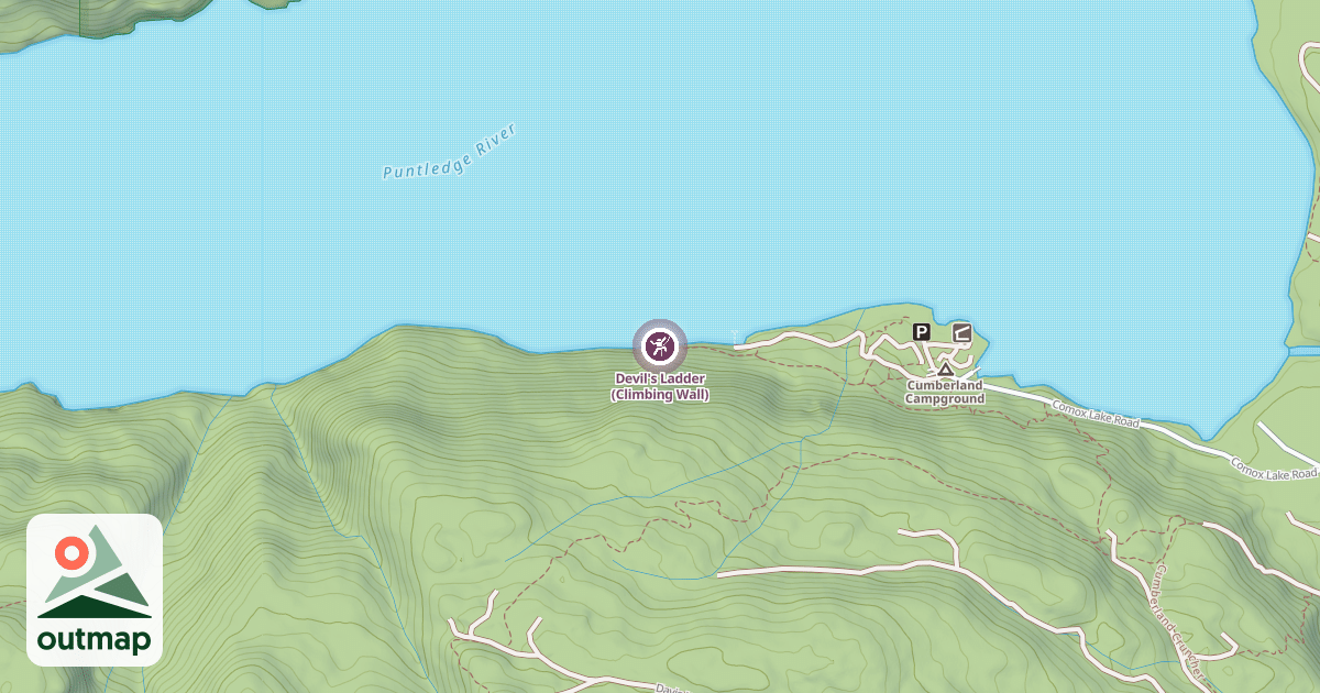 Map of Devil's Ladder (Climbing Wall)
