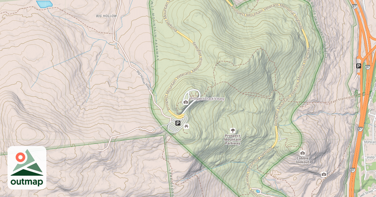 Map of Prospect Crack