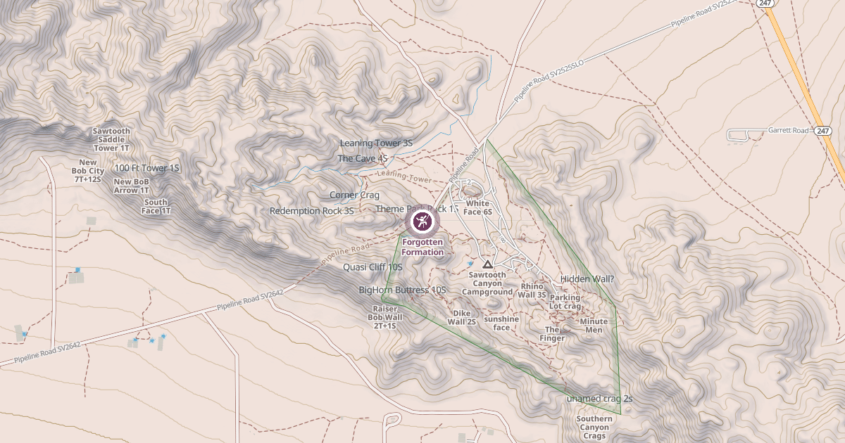 Map preview of Forgotten Formation
