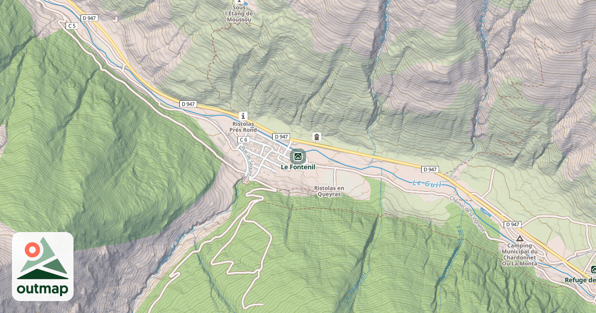 Map of Le Fontenil