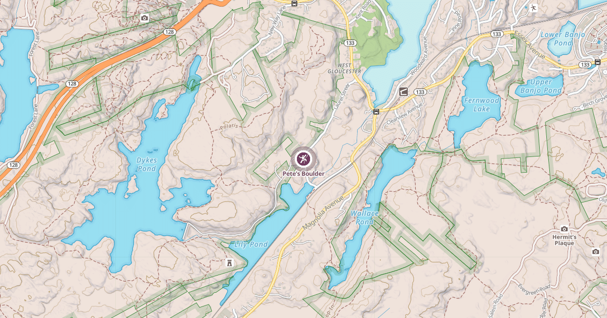 Map preview of Pete’s Boulder