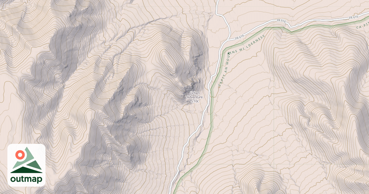 Map of Lichen Adventure
