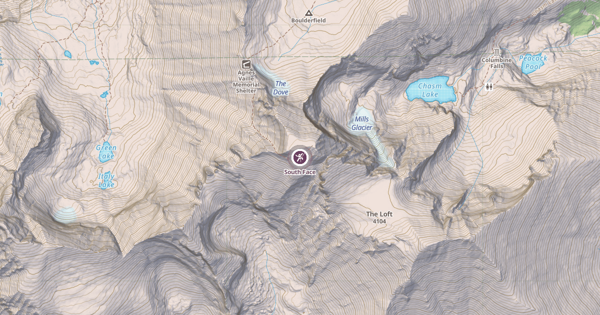 Map preview of South Face