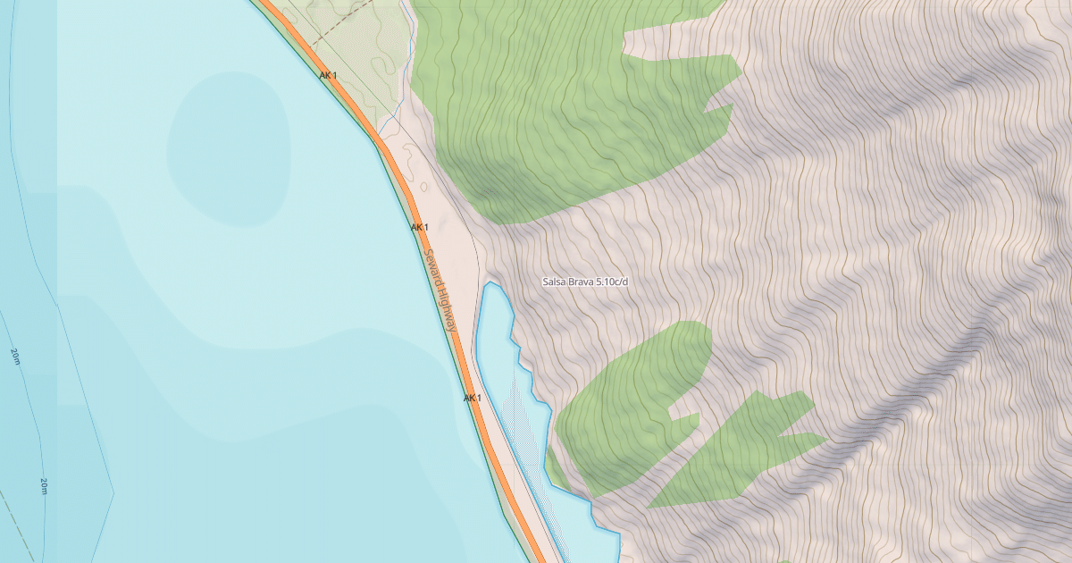 Map preview of Salsa Brava