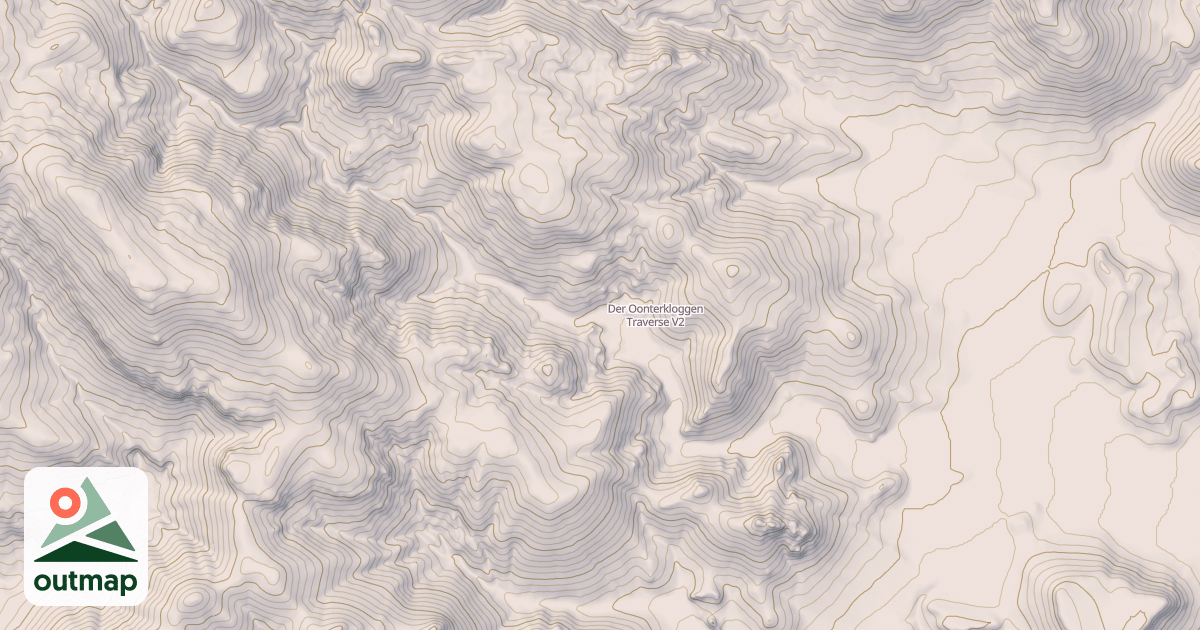 Map of Der Oonterkloggen Traverse