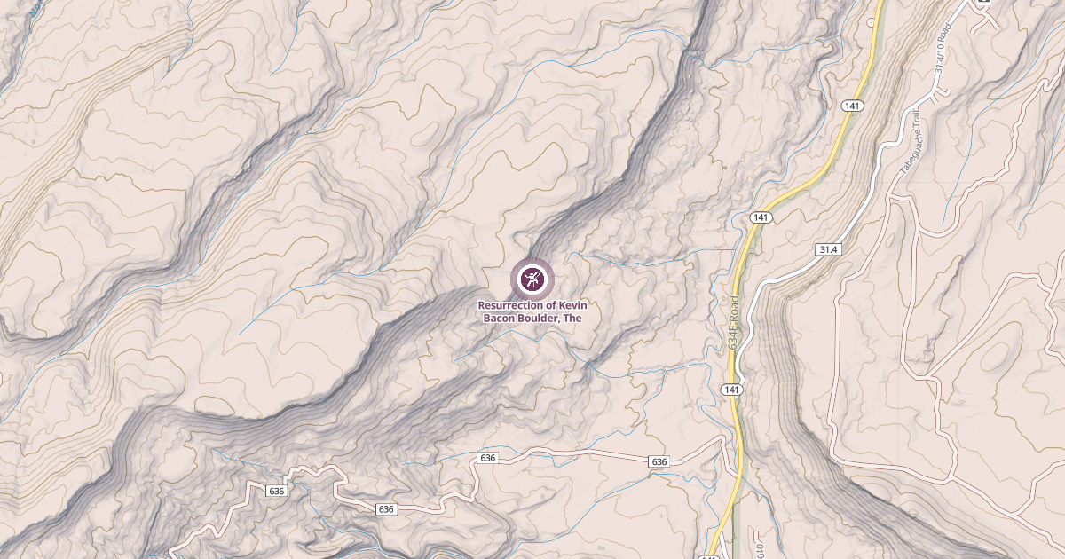 Map preview of Resurrection of Kevin Bacon Boulder, The