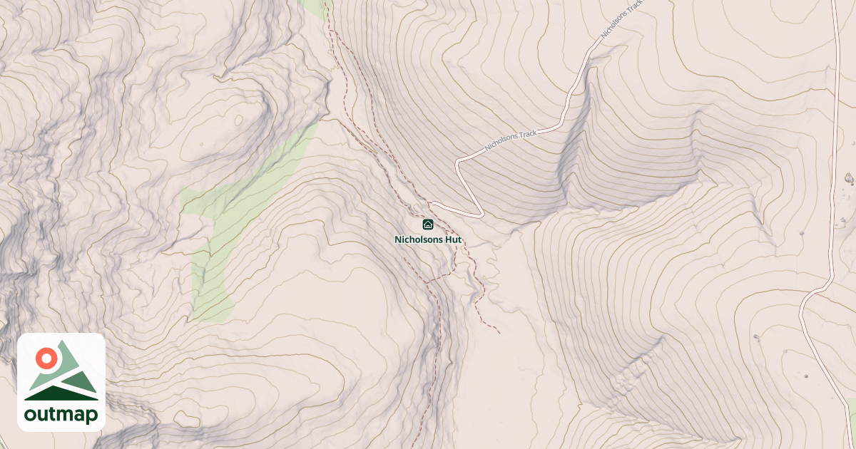 Map of Nicholsons Hut