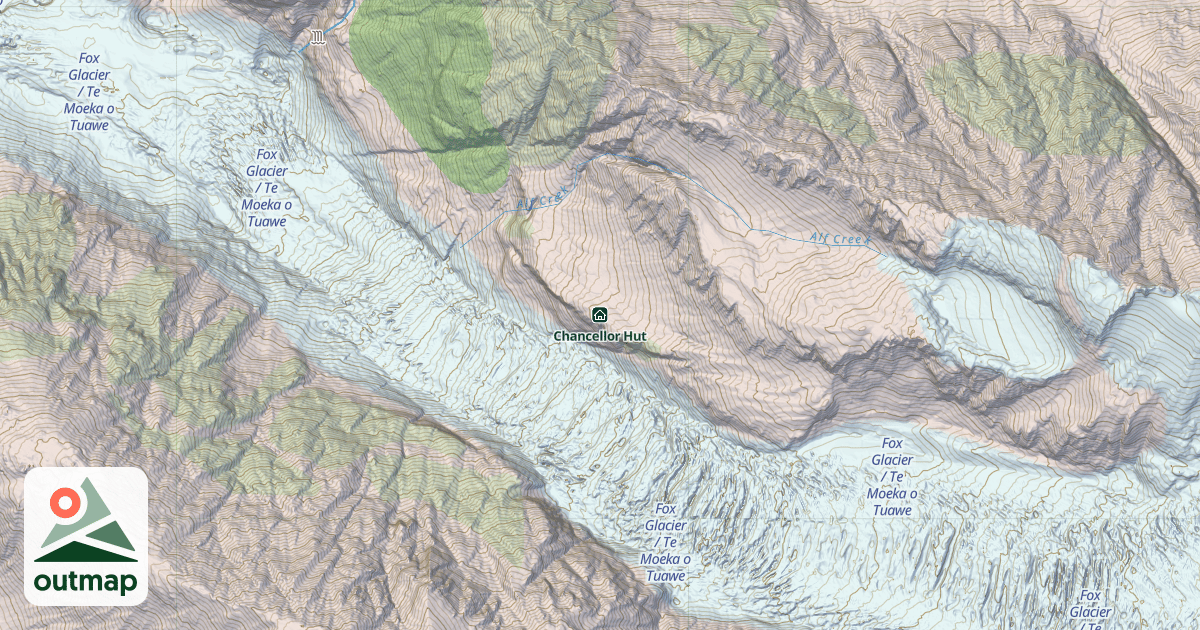 Map of Chancellor Hut