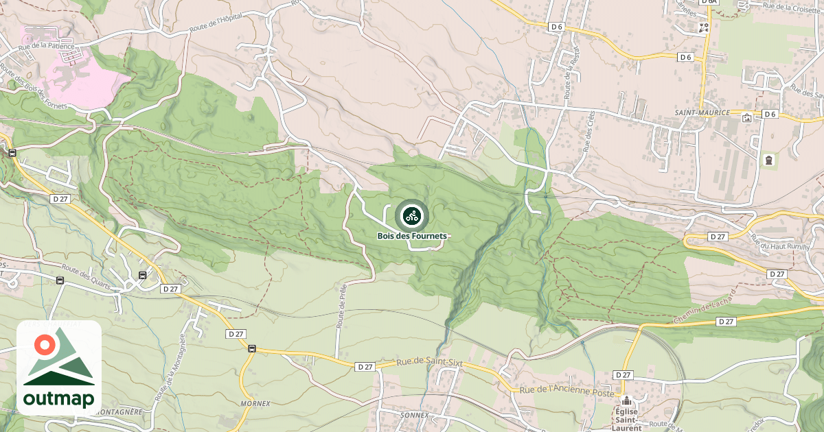 Map of Bois des Fournets