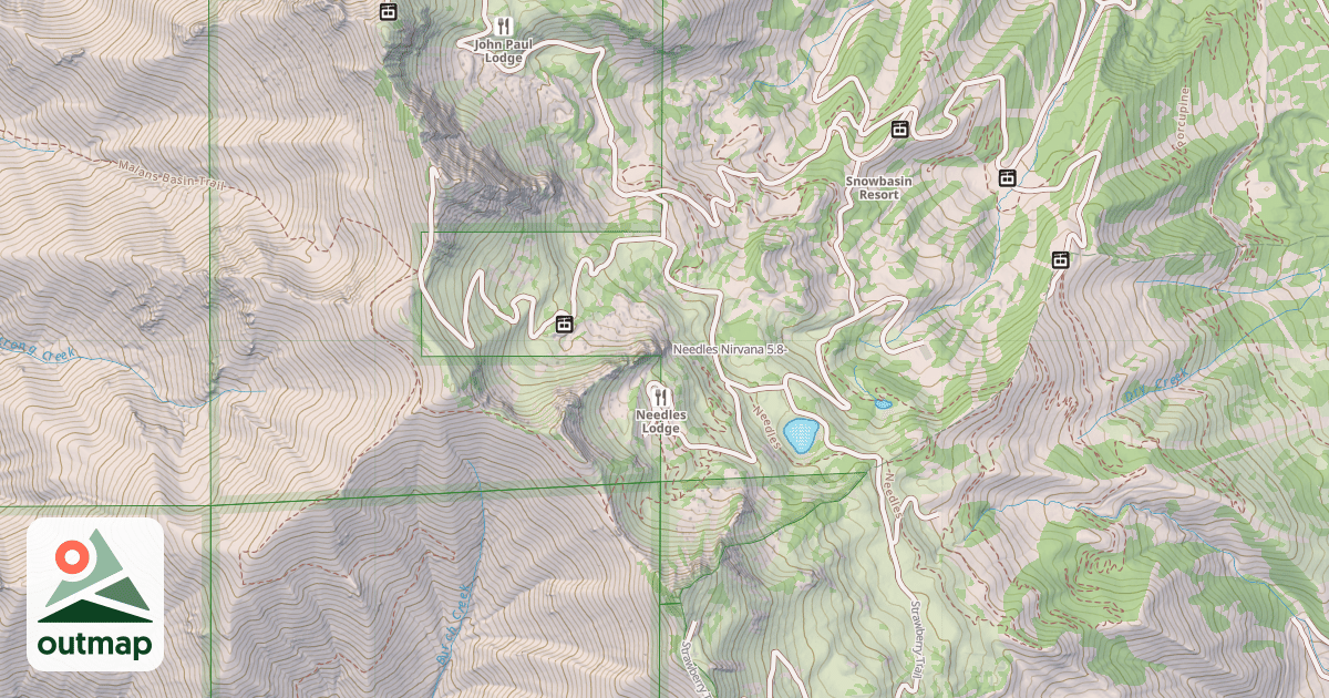 Map of Needles Nirvana