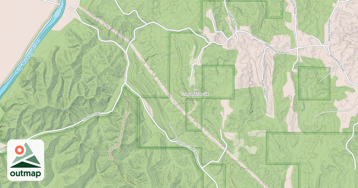 Map of Cross and Toss