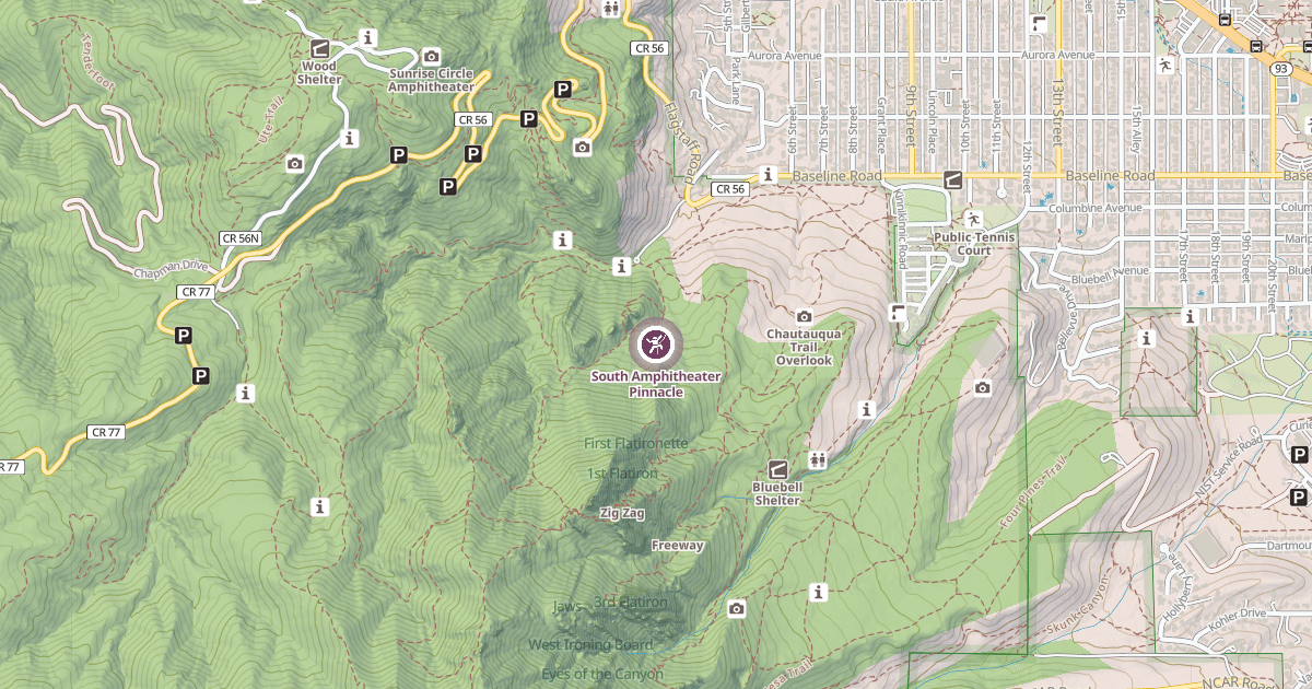 Map preview of South Amphitheater Pinnacle