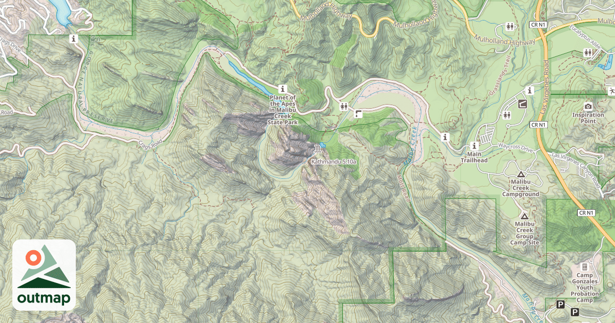 Map of Kathmandu