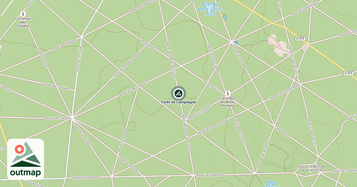Map of Forêt de Compiegne