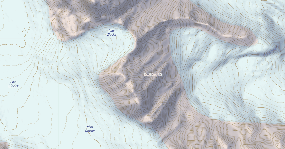 Map preview of South Face