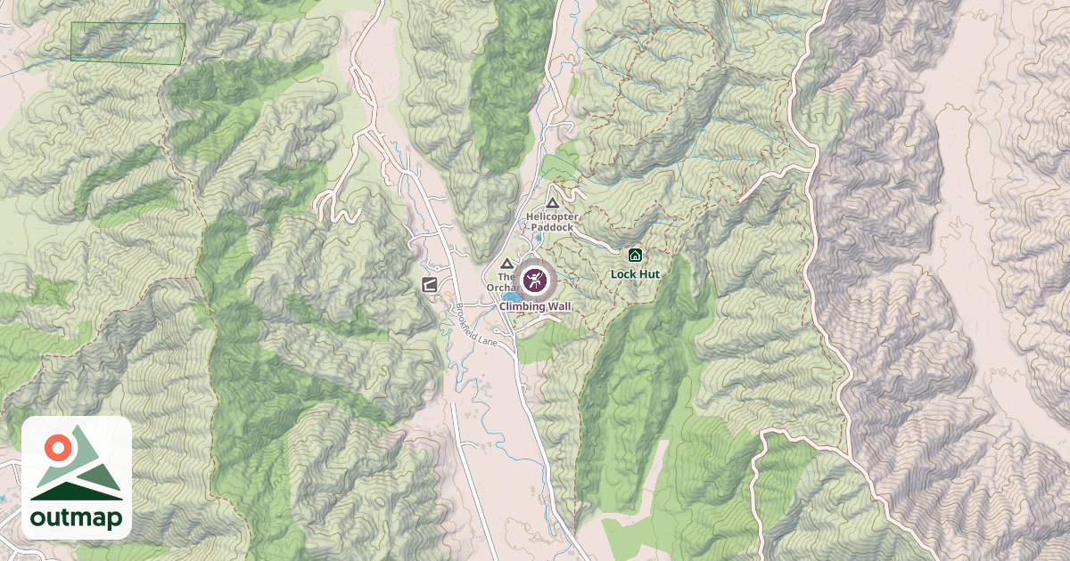 Map of Climbing Wall