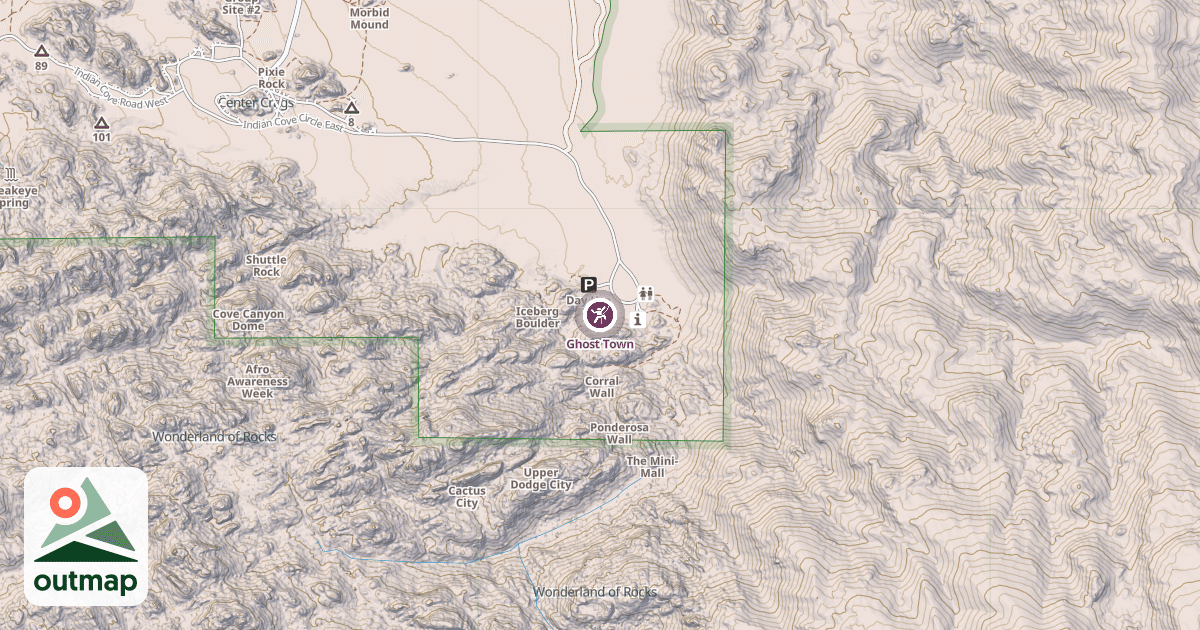 Map of Ghost Town