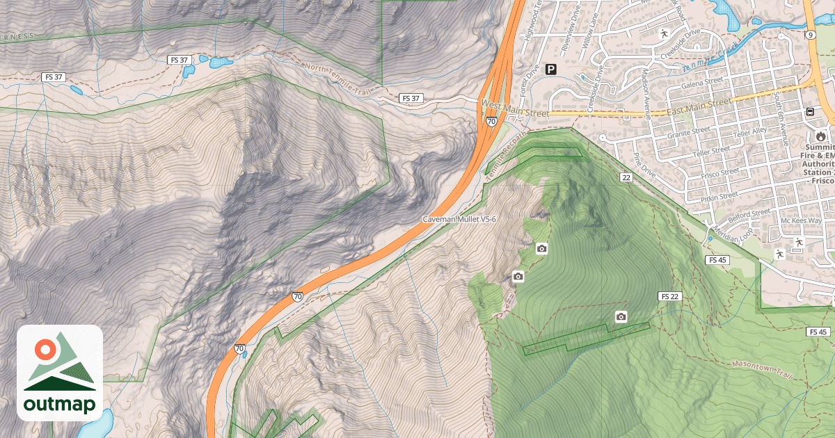 Map of Caveman Mullet
