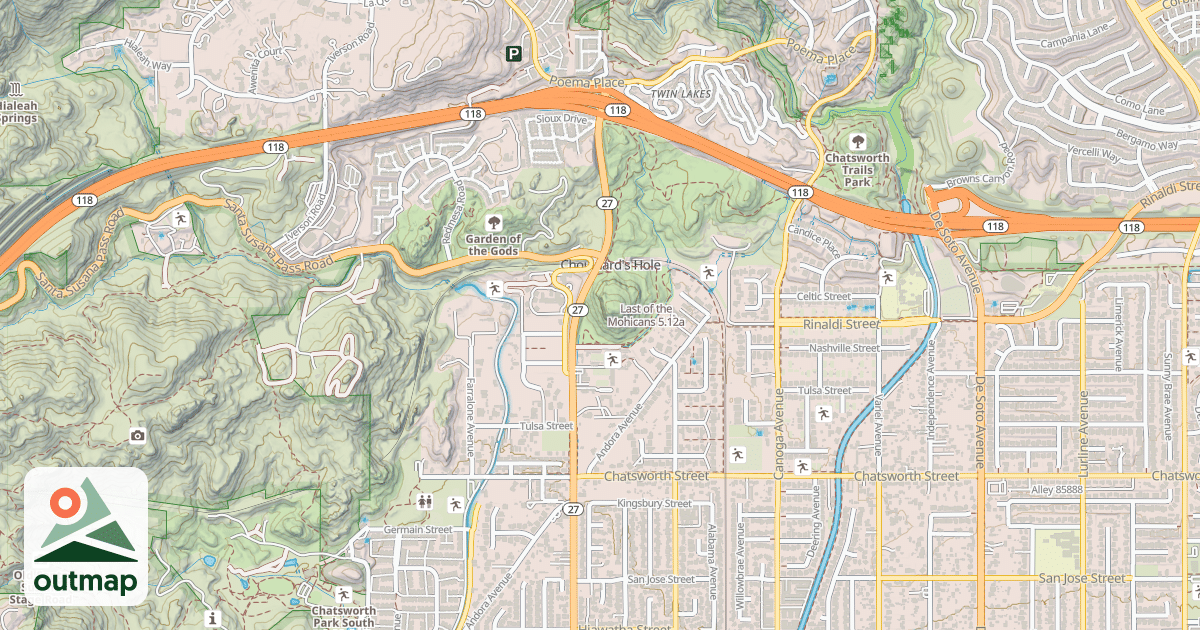 Map of Last of the Mohicans