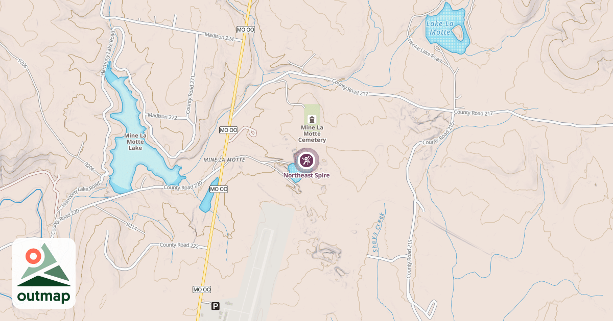 Map of Northeast Spire