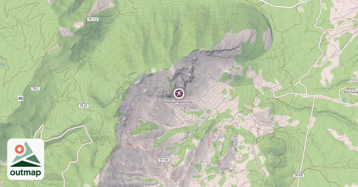Map of Elysian Buttress